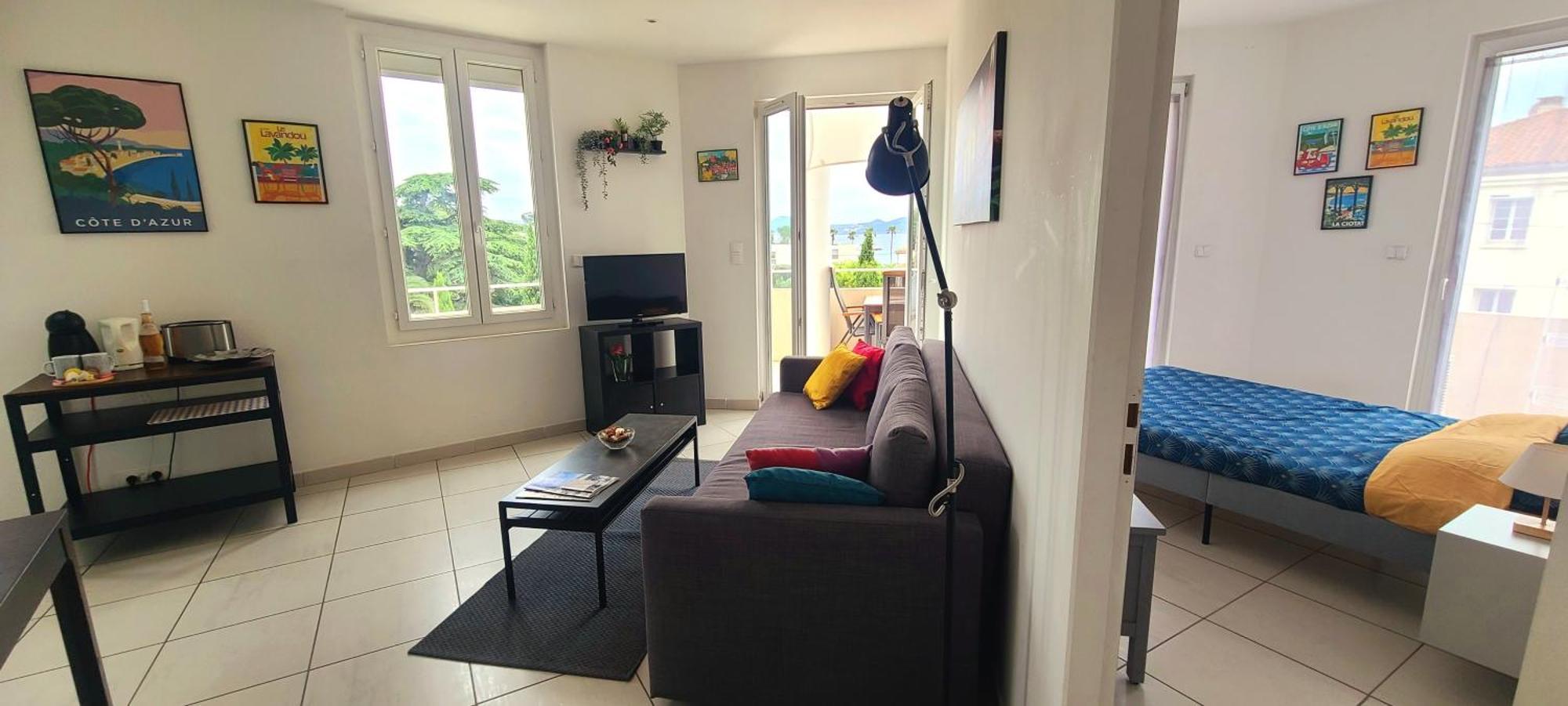 Appartement Vue Mer Avec Parking Ferme La Ciotat Luaran gambar