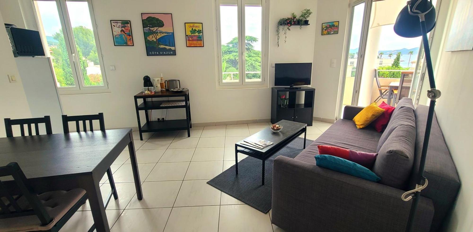 Appartement Vue Mer Avec Parking Ferme La Ciotat Luaran gambar